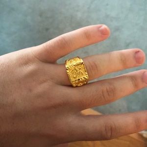 Gold Adjustable Ring